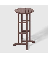 42" Counter Height Round Outdoor Patio Bistro Bar Table