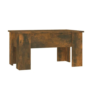 vidaXL Coffee Table Smoked Oak 31.1"x19.3"x16.1" Engineered Wood