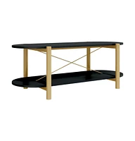 vidaXL Coffee Table 43.3"x18.9"x15.7" Engineered Wood