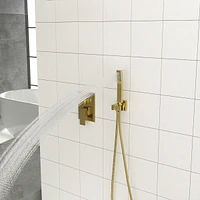 Streamdale Furniture 10" Rain Shower Head Systems, Gold, Ceiling Mounted Shower