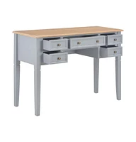 vidaXL Writing Desk 43.1"x17.7"x30.5" Wood