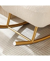 Sherpa Nursery Rocking Chair for Baby and Kids