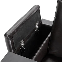 Power Motion Recliner with Usb Charging and Arm Storage
