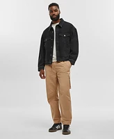 Mode of One Men's Regular-Fit Denim Trucker Jacket, Created for Macy's