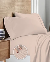 Purity Home 400 Thread Count Cotton Percale 4 Pc Sheet Set Full