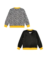 Mixed Up Clothing Girls Reversible Bomber Jacket