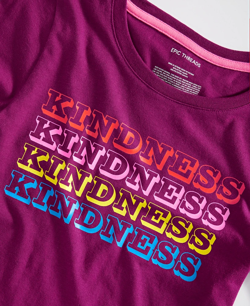 Epic Threads Girls Kindness Graphic T-Shirt, Created for Macy's