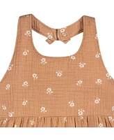 Gerber Toddler Girls Gauze Halter Romper
