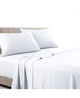 Egyptian Linens Low Profile 7 10 Inches Sheet Set 100 Cotton Sateen Usa California King