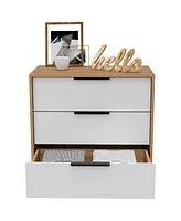 Kaia 3 Drawers Dresser, Superior Top - White Pine