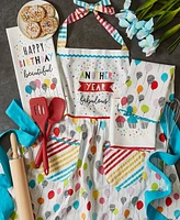 Design Imports Happy Birthday Confetti Collection, Dishtowel Set