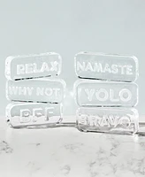 Paroles Bravo Glass Paperweight