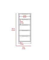 Cannon 5-Drawer Rectangle Dresser White