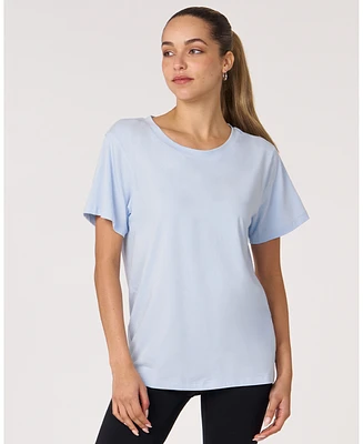 Rebody Active Women's Essentials Oversized Short Sleeve Top