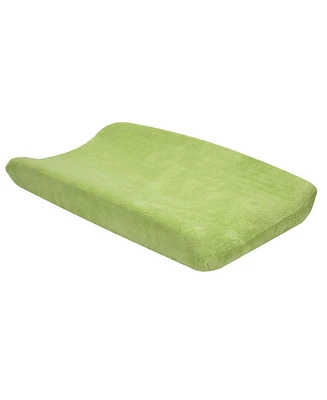 Trend Lab Sage Green Plush Changing Pad Cover by