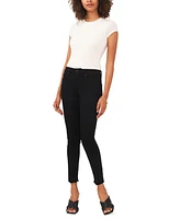 Vince Camuto Women's Frayed Hem High Rise Jeans