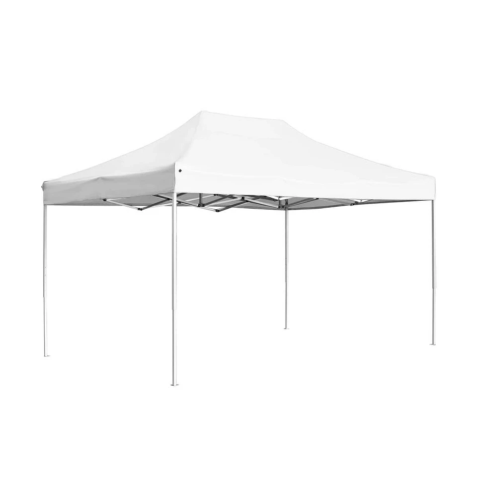 vidaXL Professional Folding Party Tent Aluminum 14.8'x9.8' White