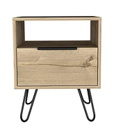 Simplie Fun Eagle Creek 1-Shelf 1-Drawer Nightstand Wengue