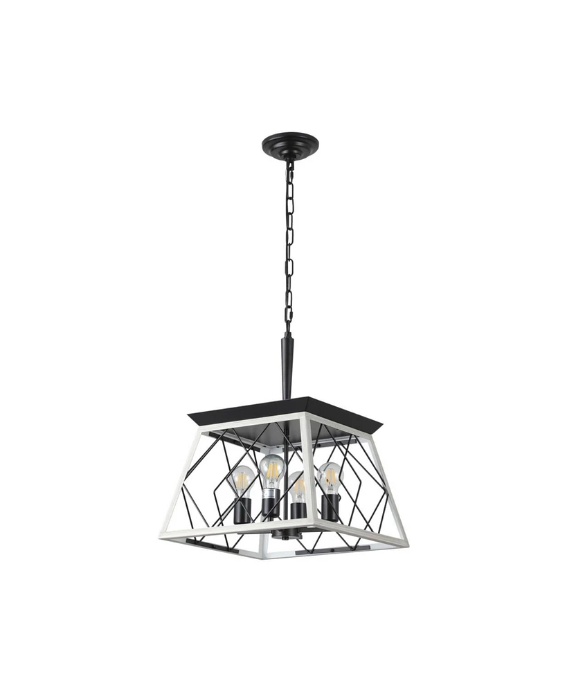 4-Light Farmhouse Chandeliers For Dining Room(No Bulbs