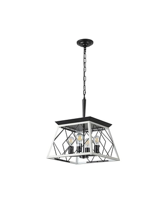 4-Light Farmhouse Chandeliers For Dining Room(No Bulbs