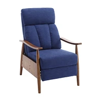 Wood Frame Armchair, Modern Accent Chair Lounge Chair For Living Room
