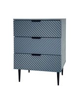 Simplie Fun 3 Drawer Cabinet, Accent Storage Cabinet, Suitable For Bedroom, Living Room, Study