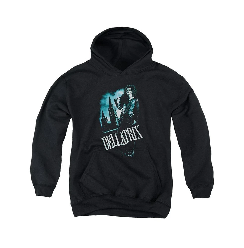 Harry Potter Boys Youth Bellatrix Full Body Pull Over Hoodie / Hooded Sweatshirt