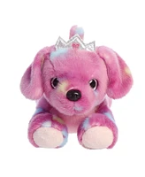 Aurora Small Princess Tutti Puppy Bright Fancies Vibrant Plush Toy Purple 7"