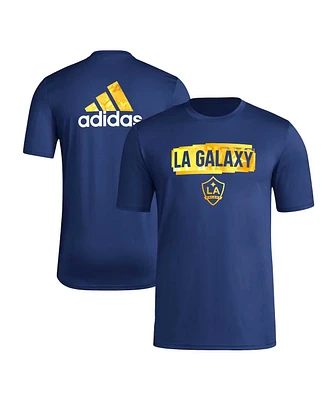 Adidas Men's Navy La Galaxy Local Pop Aeroready T-Shirt