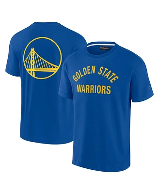 Fanatics Signature Men's and Women's Royal Golden State Warriors Elements Super Soft Short Sleeve T-Shirt