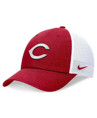 Nike Men's Red Cincinnati Reds Evergreen Club Trucker Adjustable Hat