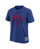 Darius Rucker Men's Collection by Fanatics Heather Royal Chicago Cubs Cooperstown Washed T-Shirt