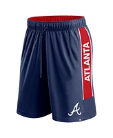 Fanatics Men's Navy Atlanta Braves Win The Match Defender Shorts