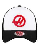 New Era Men's Black Haas F1 Team Trucker 9FORTY Adjustable Hat