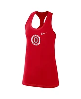 Nike Women's Scarlet Ohio State Buckeyes Modern Circle Racerback Tank Top