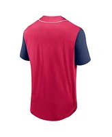 Fanatics Men's Red St. Louis City Sc Balance Fashion Baseball Jersey