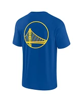 Fanatics Signature Men's and Women's Royal Golden State Warriors Elements Super Soft Short Sleeve T-Shirt