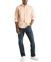 Nautica Men's Classic-Fit Stretch Button-Down Check Shirt