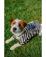 Barbour Dog Printed Logo Striped T-shirt