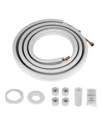 Black & Decker Black+Decker 24.6 Ft. Refrigerant Line Set with Copper Flared Fittings, 1/4” & 1/2", BSAK3, Compatible with BSA1215MC Inverter M