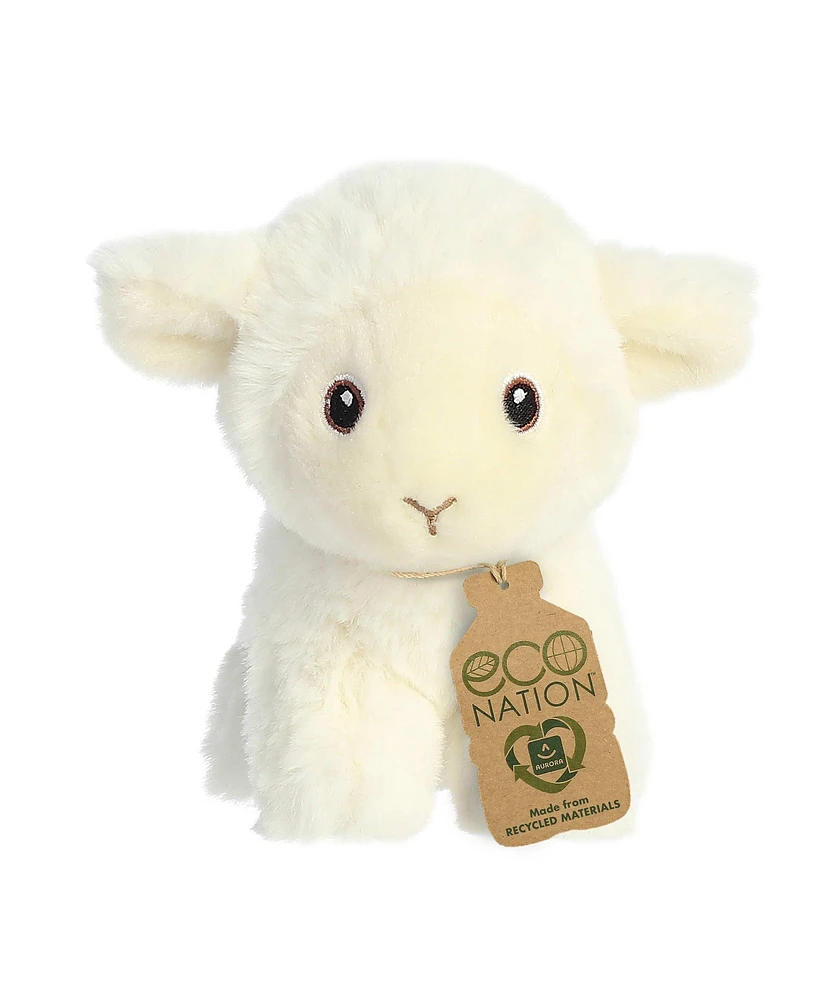 Aurora Mini Lamb Eco Nation Eco-Friendly Plush Toy White 4.5"