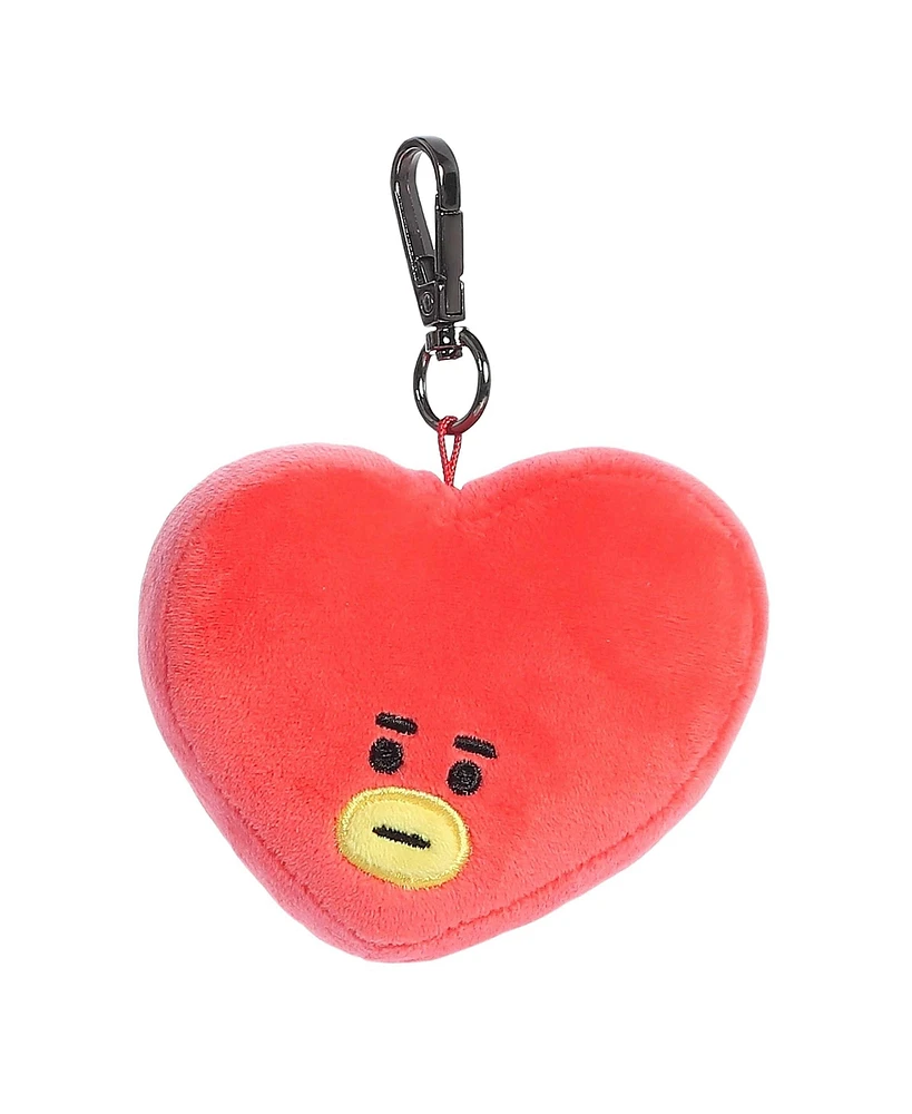 Aurora Mini Tata Keychain BT21 Lovable Plush Toy Red 4"