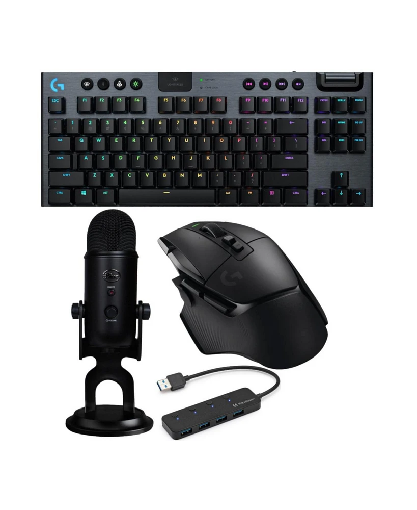 Logitech G915 Tkl Tenkeyless Lightspeed Wireless Rgb Gaming Keyboard Bundle