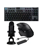 Logitech G915 Tkl Tenkeyless Lightspeed Wireless Rgb Gaming Keyboard Bundle