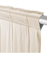 Lann's Linens Set of 2 Photography Backdrop Curtains, 5ft x 10ft Ivory Wedding Photo Background