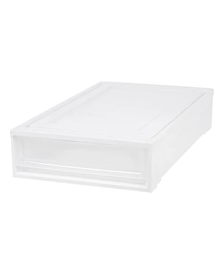 Iris Under Bed Box Chest Drawer, White