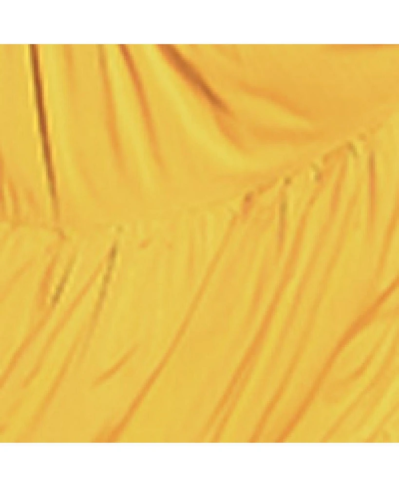 Cupshe Women's Yellow Halterneck Maxi Beach Dress