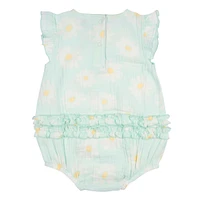 Gerber Baby Girls Gauze Sunsuit Romper