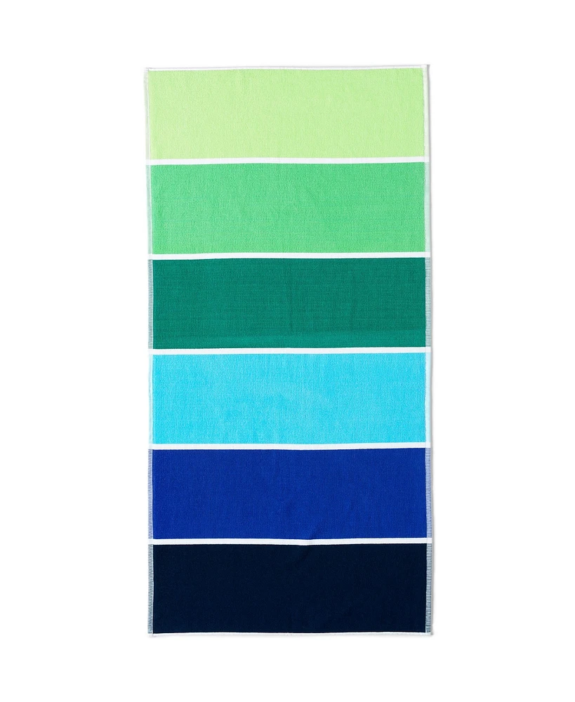 Lands' End Kids Cabana Stripe Beach Towel