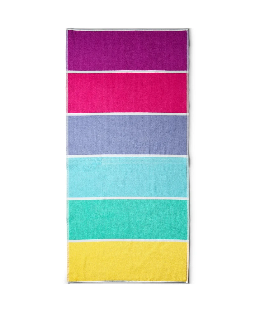 Lands' End Kids Cabana Stripe Beach Towel